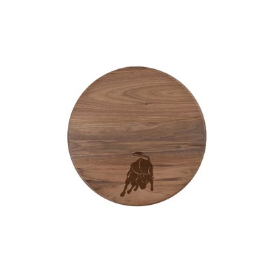 15" Walnut Round Cutting Board