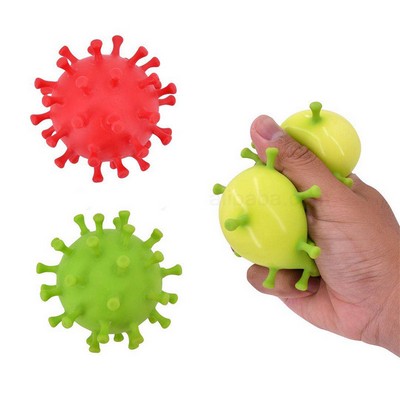 Virus shaped stress ball