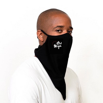 3 Layer Neck Gaiter with Filter Pocket and Adjustable Head Strap