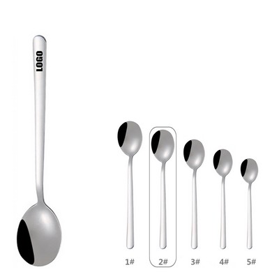 7.28'' Silver Dessert Coffee Spoon