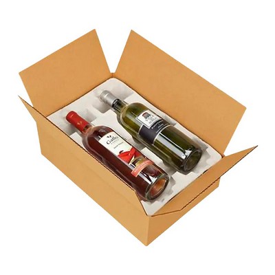 2-Bottle Pulp Wine Shipper