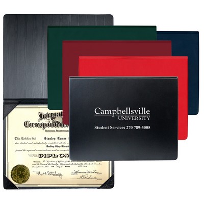 Standard Heat Sealed Diploma Holder (Portrait Style)