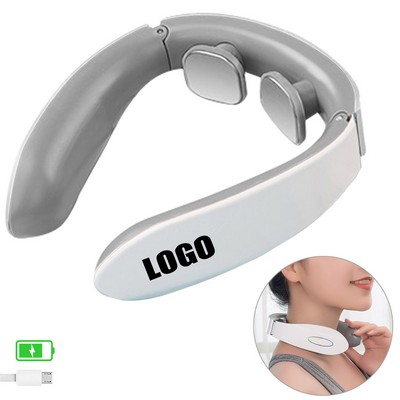 White Rechargeable Electric Neck Massager