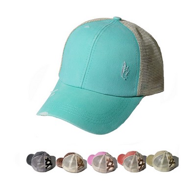 Mint Baseball Trucker Mesh Cap