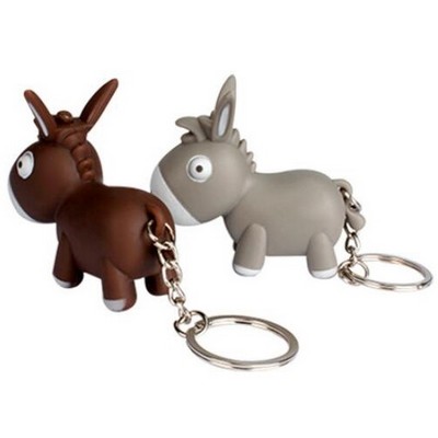 Donkey LED Sound Keychain