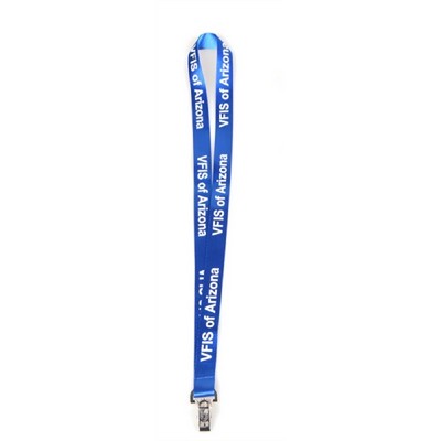 5/8 " Polyester Lanyard Screen Printed