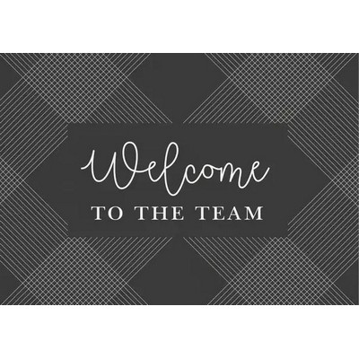 Geometric Welcome Card