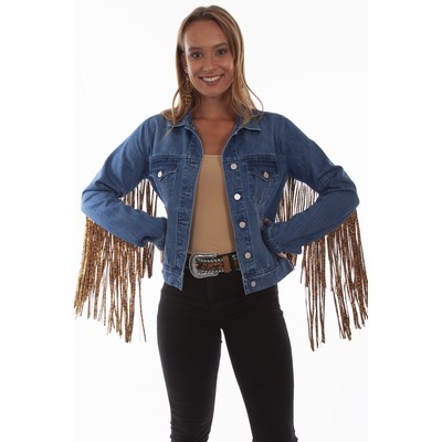 Honey Creek Jacket w/Leopard Fringe