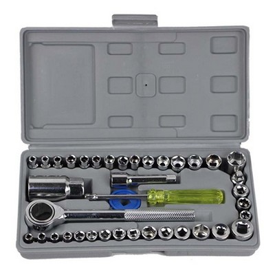 40pcs Combination Socket Wrench Set