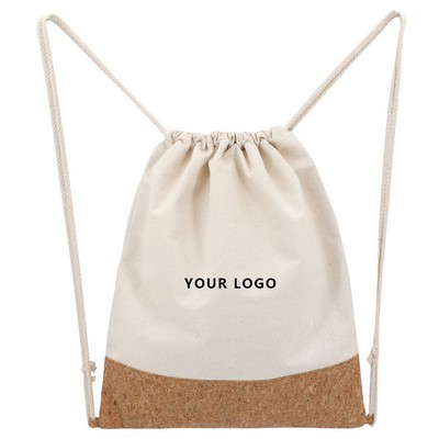 Cork Drawstring Backpack