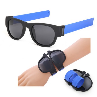 Foldable Snapping Bracelet Sunglasses