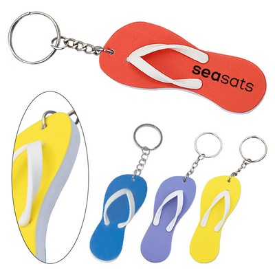 EVA Foam Flip Flops Floating Keychain