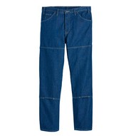 Dickie's® Men's Industrial Double Knee Jeans - Rinsed Indigo Blue