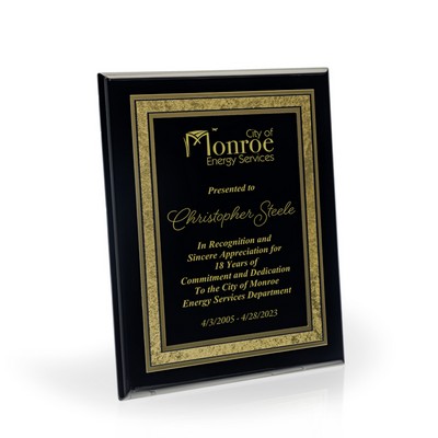 Charles Black Piano Plaque, 9"x12"