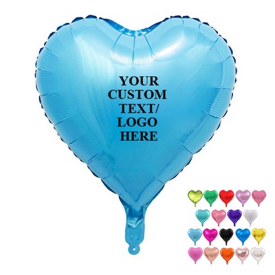 18 Inch Heart Helium Saver Xtralife Foil Balloon