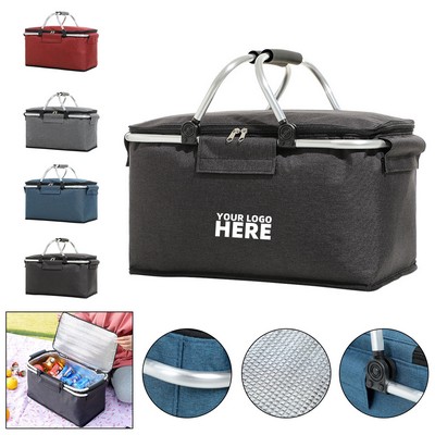 Cooler Bag Picnic Basket Foldable Insulated