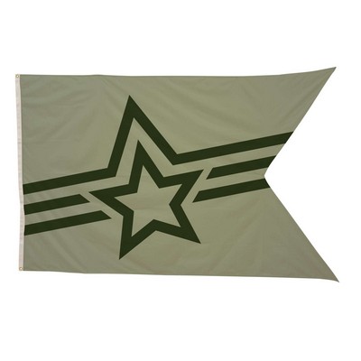 5' x 8' Polyester Guidon Flag Single-Sided