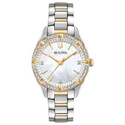 Bulova® Ladies Sutton Two Tone Bracelet Watch