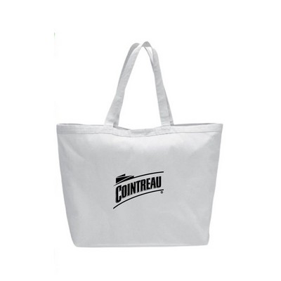 Canvas Big Tote with Velcro Closure