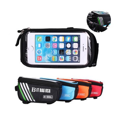 Bike Phone Front Frame Bag Bicycle Waterproof