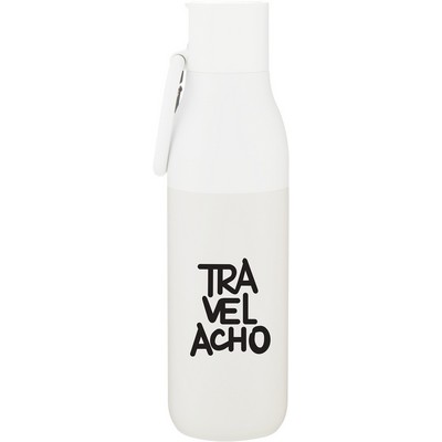 25 oz Larq Flip Top Bottle (Granite White)