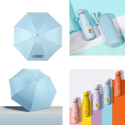 Small Mini Umbrella With Case