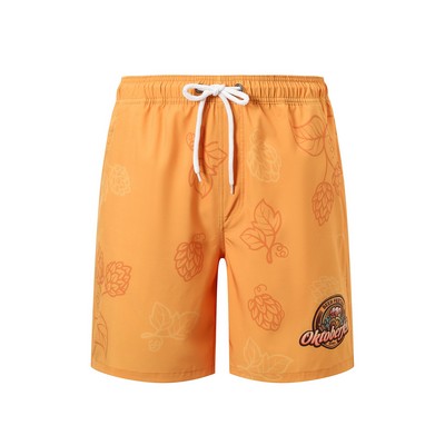 Men's Polyester Spandex Sublimated Swim Shorts