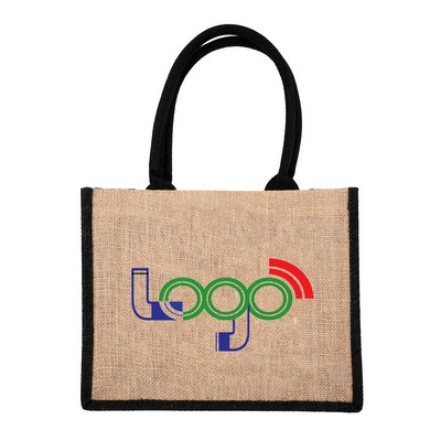 Medium Natural Jute Tote Bag