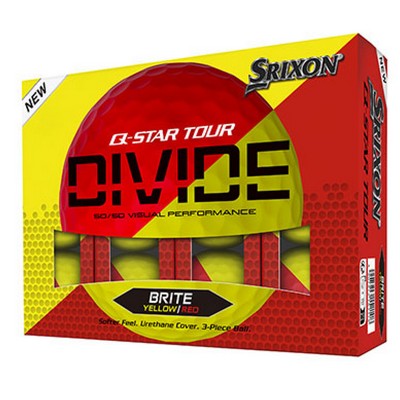 Srixon - Q-Star Tour Divide - Red/Yellow - TMB10345407 (In House)