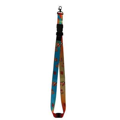 Seamless Neck Lanyards with buckle