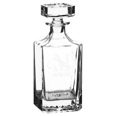 Square Glass Decanter in Gift Box, 750 ml