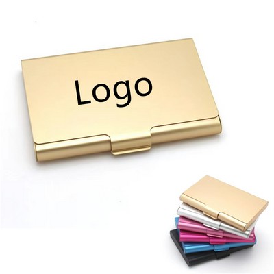 Aluminum Alloy Business Card Holder Case