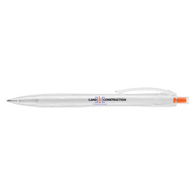 CrystalView Recycled Plastic Pen (Full Color Imprint)