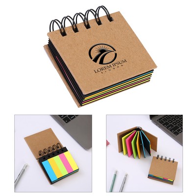 Spiral Bound Sticky Notes and Flags