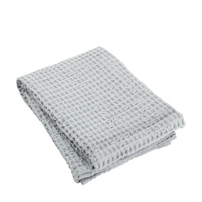 blomus Caro Jumbo Microchip Gray Waffle Bath Towel (28'' x 57'')