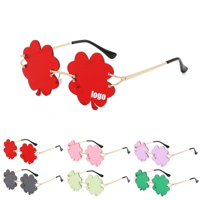 Four Leaf Clover Shaped Sunglasses