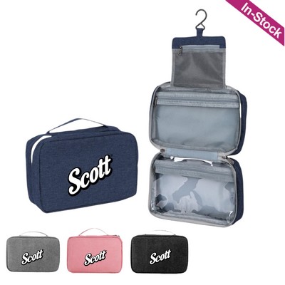 Tri-Fold Hanging Toiletry Bag