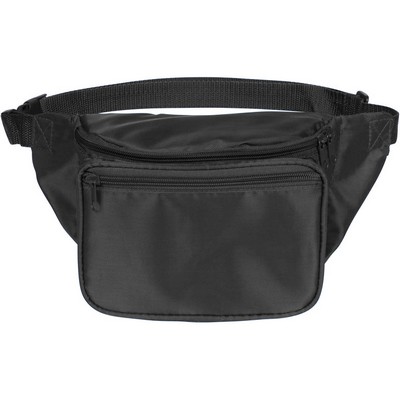 Nissun Nylon Fanny Pack w/3 Pockets