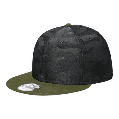 New Era™ Camo Flat Bill Snapback Cap