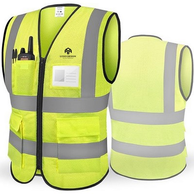 Safety Vest Reflective High Visibility Mesh