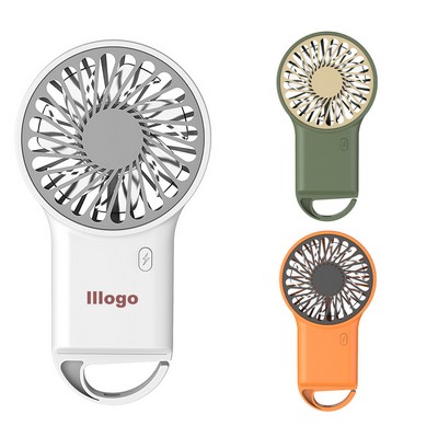 Mini Portable USB Rechargeable Handheld Pocket Fan with Clip