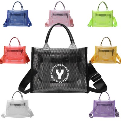 Clear Shoulder Tote Bag