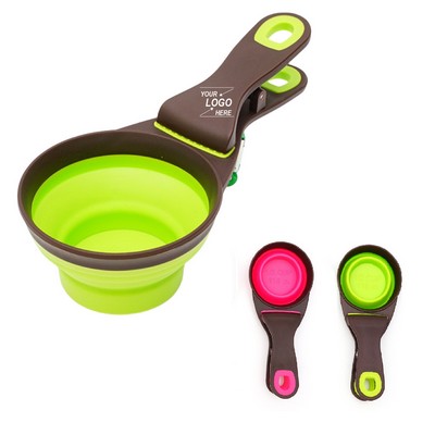 Collapsible 4 oz Pet Food Scoop