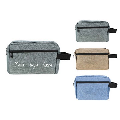 Simple Cosmetic Storage Bag w/ Handle