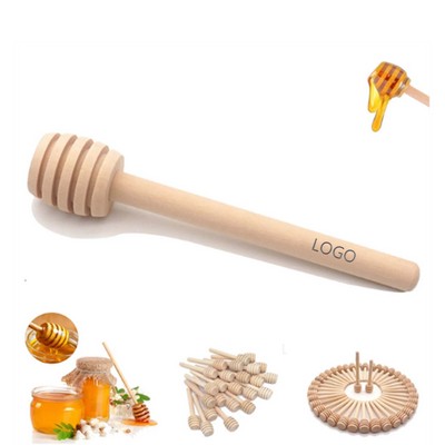 Solid Honey Dipper Stick Wood