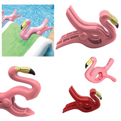 Beach Flamingo-Shaped Towel Clip