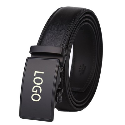 Men'S Real Leather Ratchet Dress Casual Belt