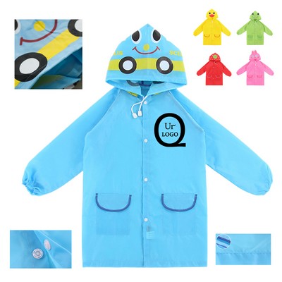 Cartoon Children Raincoat