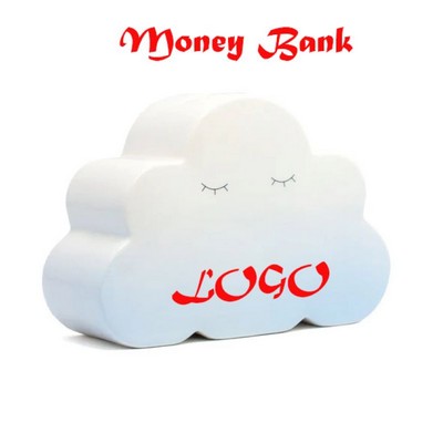 Blue Ombre Cloud Money Bank