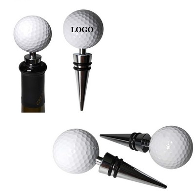 Novelty Golf Ball Wine Stoppers